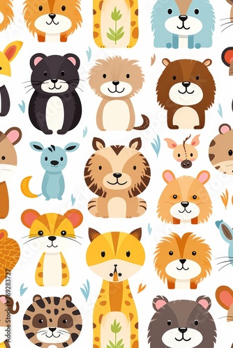 Pattern Animals Children's Style