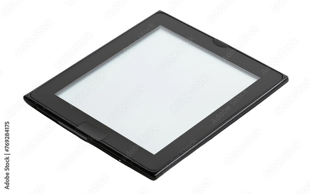 Electronic Book Reader isolated on transparent Background Electronic Book Reader isolated on transparent Background