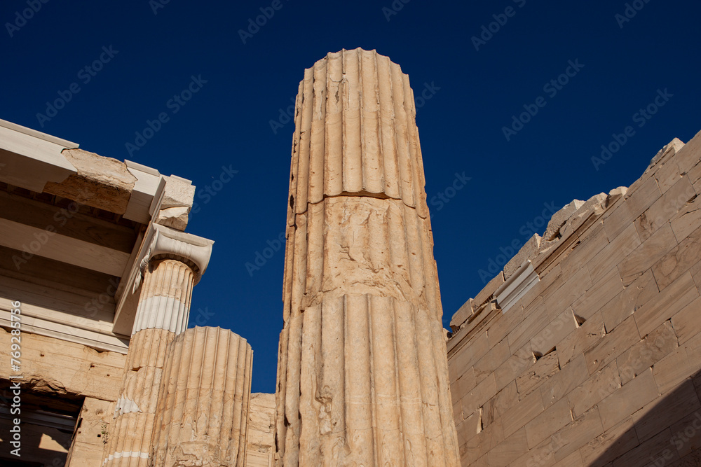 Ancient Greece Architecture Ruins, Athens, Attica, Greece