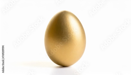 a high quality stock photograph of a single easter egg isolated on a white background