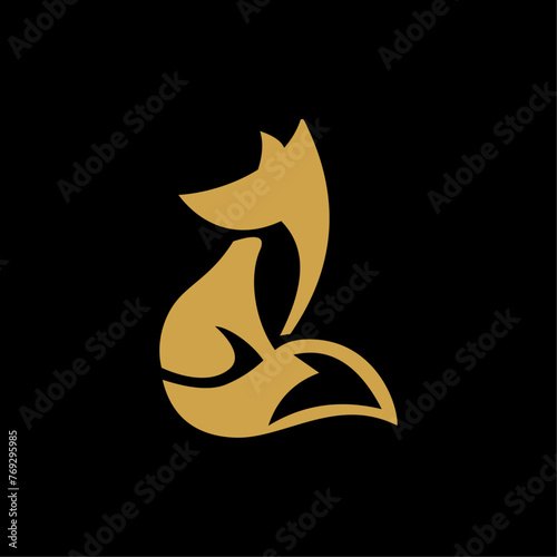 Minimalist Modern Fox Logo