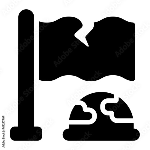 solid, glyph, military, army, war, soldier, force, battle, veteran, commando, protection, conflict, power, armed, independence, national, defence, patriot, icon, 

