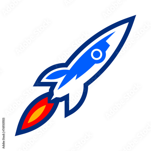 Rocket Vector Logo Design Template