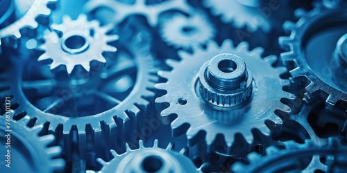 gears and cogs closeup background, improve operations