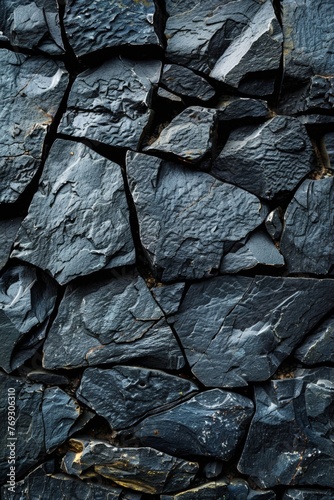Dark black stone texture background 