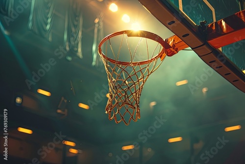 basketball hoop and net © rushay