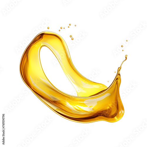 Abstract lubricant oil isolated on transparent background png