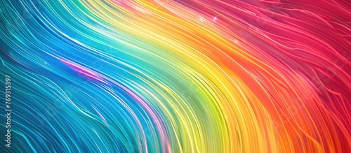 Abstract Multicolored Line Background Texture