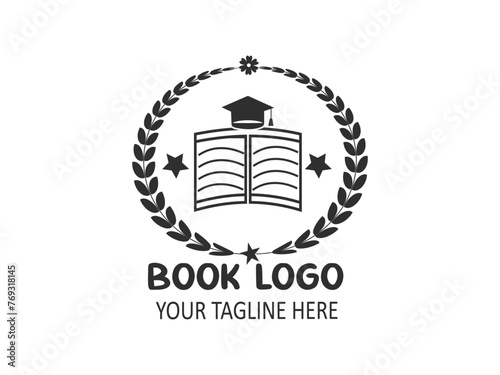 Book-Inspired Logo Concepts, Logos for Book Lovers, Bookish Logo Design Collection, Artistic Logos for Literary Brands, Elegant Book Logo Creations, Symbolic Logos for Publishing Houses, Logo Designs