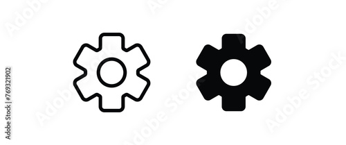 Setting icon, Tools, Cog, Gear, help options account, Settings, Cogwheel, mechanism Operations icons button, vector, sign, symbol, logo, illustration, editable stroke, flat isolaated on white