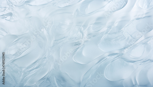 White background with ice texture