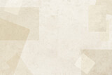 ベージュのレトロな長方形の不規則なデザインの壁紙。自然素材の風合いのある背景
