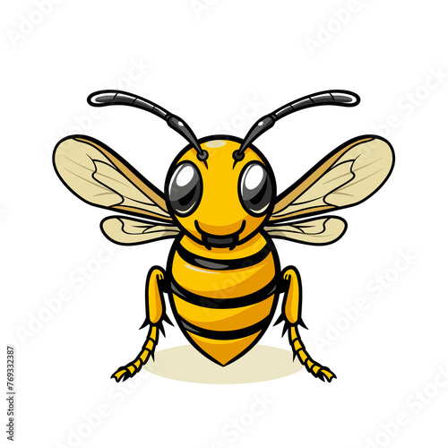 Potter Wasps Cartoon Icon, isolated on transparent background, HD, PNG © Cove Art
