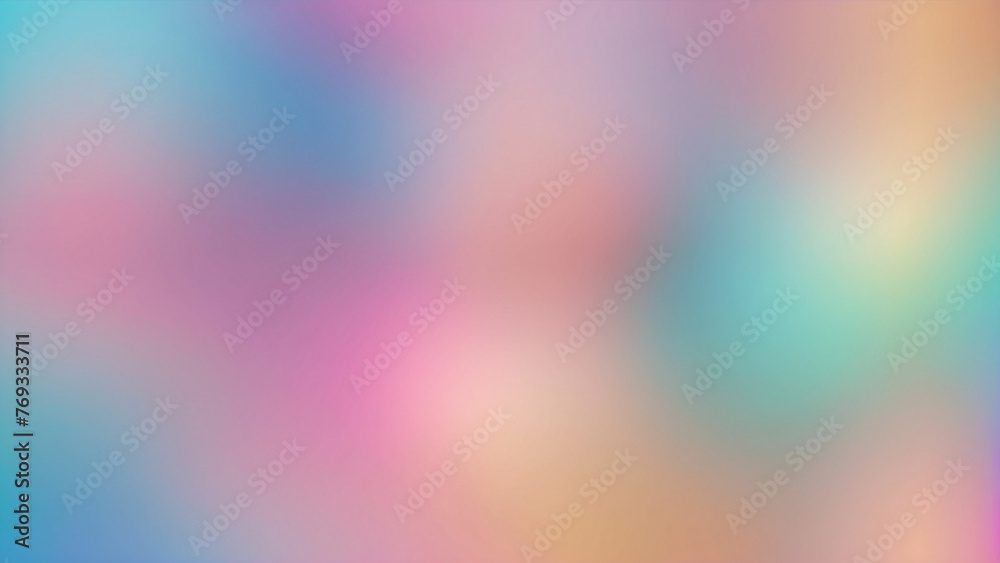 Obraz premium gradient pastel holographic background
