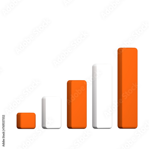 a bar chart with a number of different colors