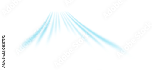 white waves with a fresh aroma. Waves showing a stream of clean fresh air on transparent background png file