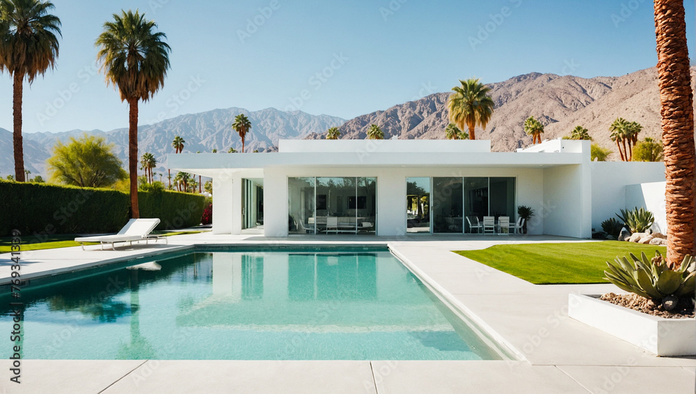 Fototapeta premium Palm Springs Mansion 