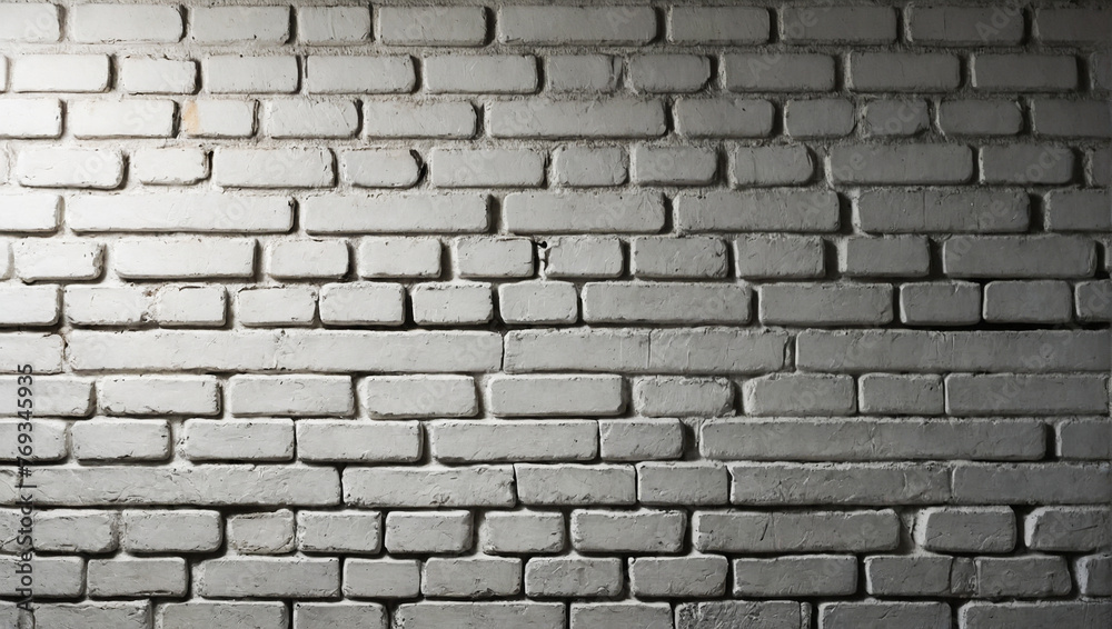 Obraz premium Grey White Brick Wall Texture 