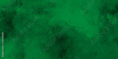 Dark green Smoke Abstract Background, Brush stroked painting green Watercolor paper texture, Abstract painting by green watercolor ink texture. 