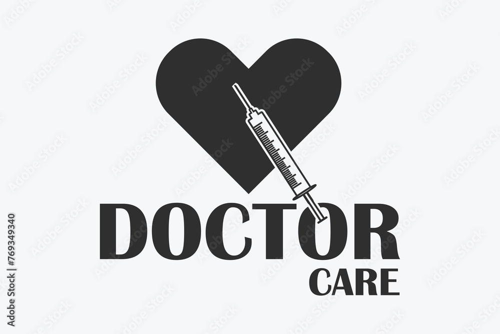 Medical And HealthCare Iconic Logo Design, Healthcare Emblem Design