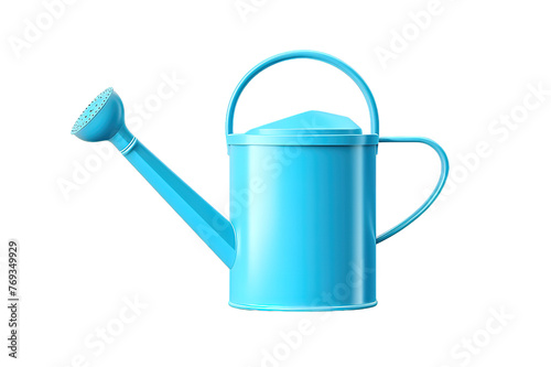 watering can, 3D rendering isolated on PNG Background. Generative Ai.