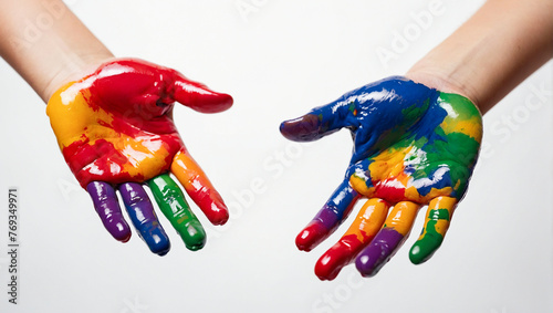 Finger Painting  photo