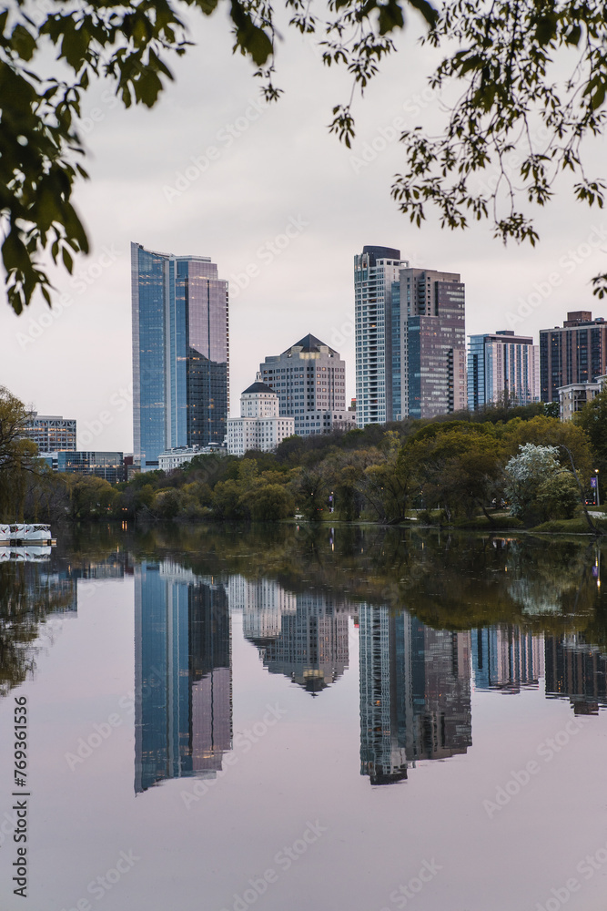 Obraz premium skyscrapers in the city