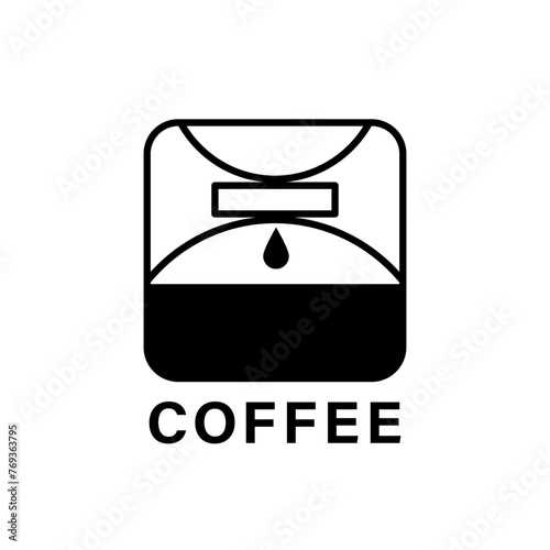 コーヒーショップをイメージしたイラストレーションです。ロゴや看板などにオススメです。