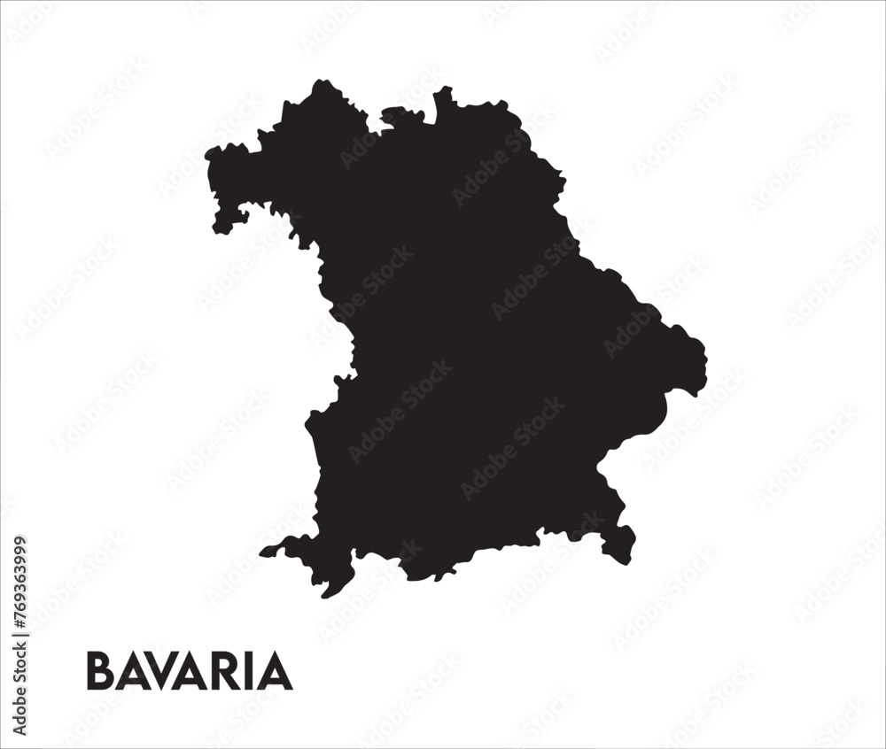 Bavaria icon vector design, Bavaria Logo design, Bavaria's unique charm and natural wonders, Use it in your marketing materials, travel guides, or digital projects, Bavaria map logo vector
