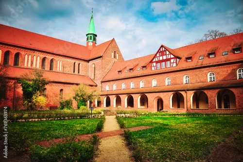 Lehnin Monastery in Brandenburg - Cloister - Church - Abbey - Germany - Religion - Kloster