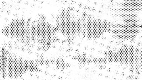 Grunge halftone vector background. Halftone dots vector texture.