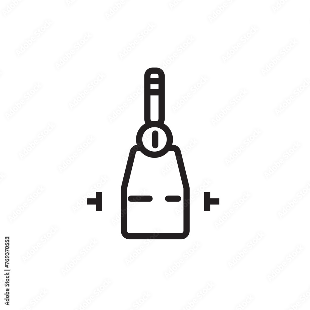 Automate Machine Control Line Icon Automate Machine Control Line Icon