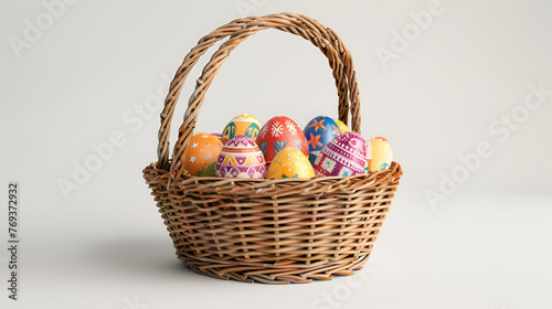 Easter Eggs A Basket of Easter Eggs Aspect 16:9