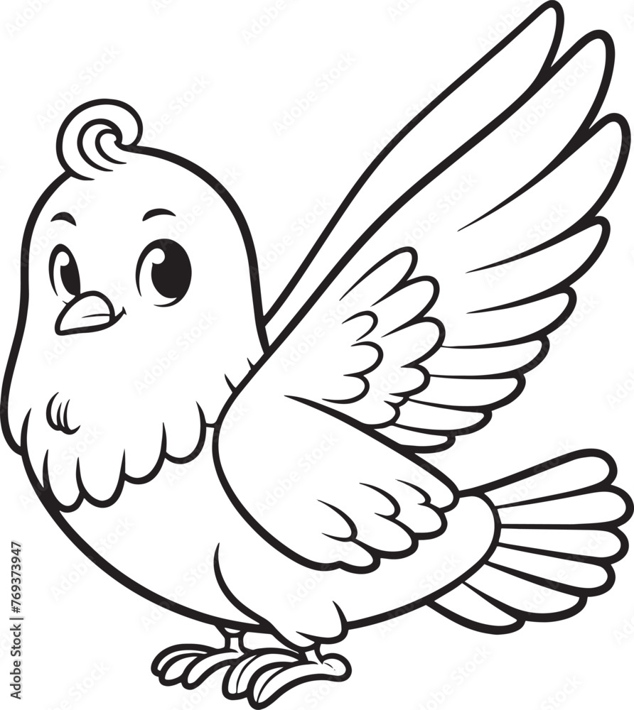 Fototapeta premium white dove flying