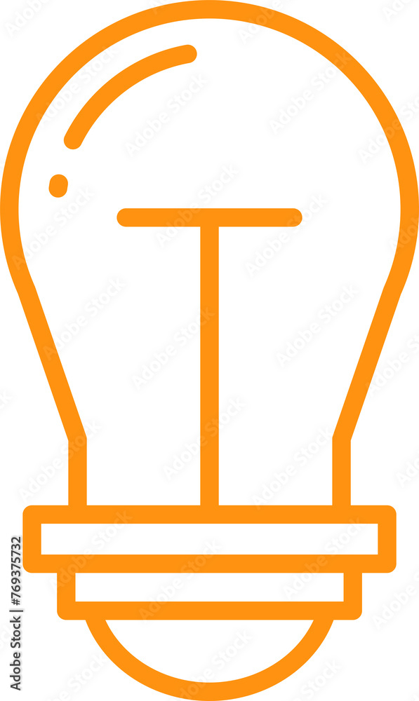 Light Bulb Line Icon Light Bulb Line Icon