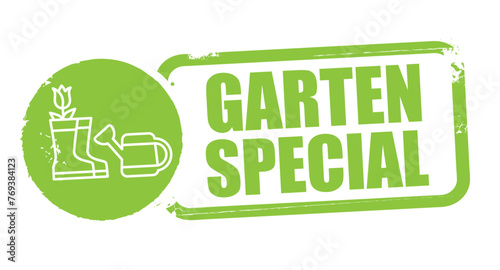 Promotion - Stempel Gartenspecial - Rabattaktion für Garten und Pflanzen