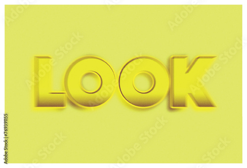 Look Text Effect