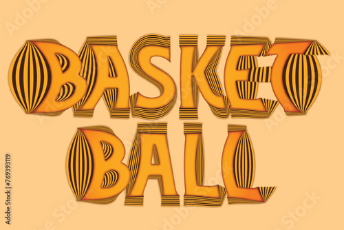 Basketball Text Effect