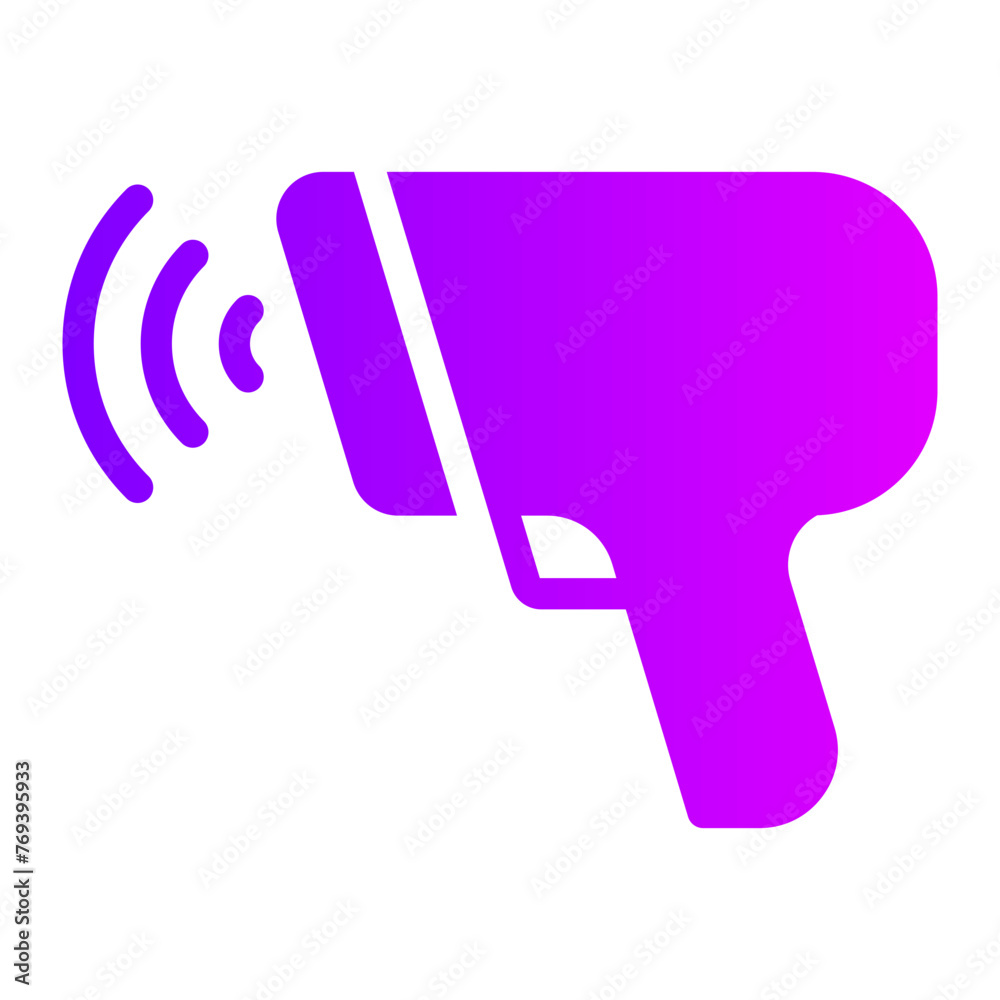 barcode scanner gradient icon barcode scanner gradient icon
