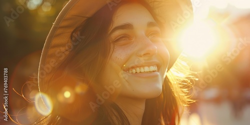 A vibrant photo of a young ...