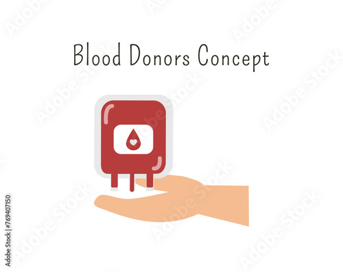 Human organ donation for transplantation concept with hand, suitable for medical banner, infographics and education. Blood donor concept. organ donation concept. 