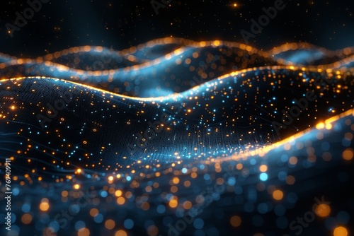 A vortex of binary code encapsulates the essence of futuristic data connectivity, an abstract representation of seamless information flow