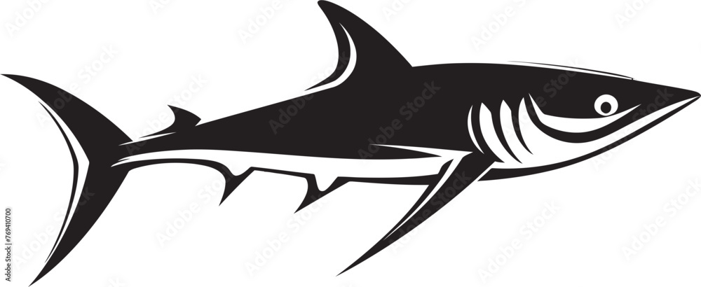 Graceful Guardian Thresher Shark Black Vector Emblem Silent Majesty Thresher Shark Emblem in Black Graceful Guardian Thresher Shark Black Vector Emblem Silent Majesty Thresher Shark Emblem in Black
