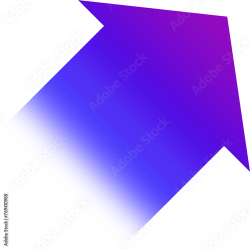 텍스트, 요소, 이미지 강조 화살표 그라데이션 PNG 이미지