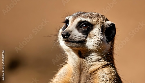 A Meerkat With A Contented Expression
