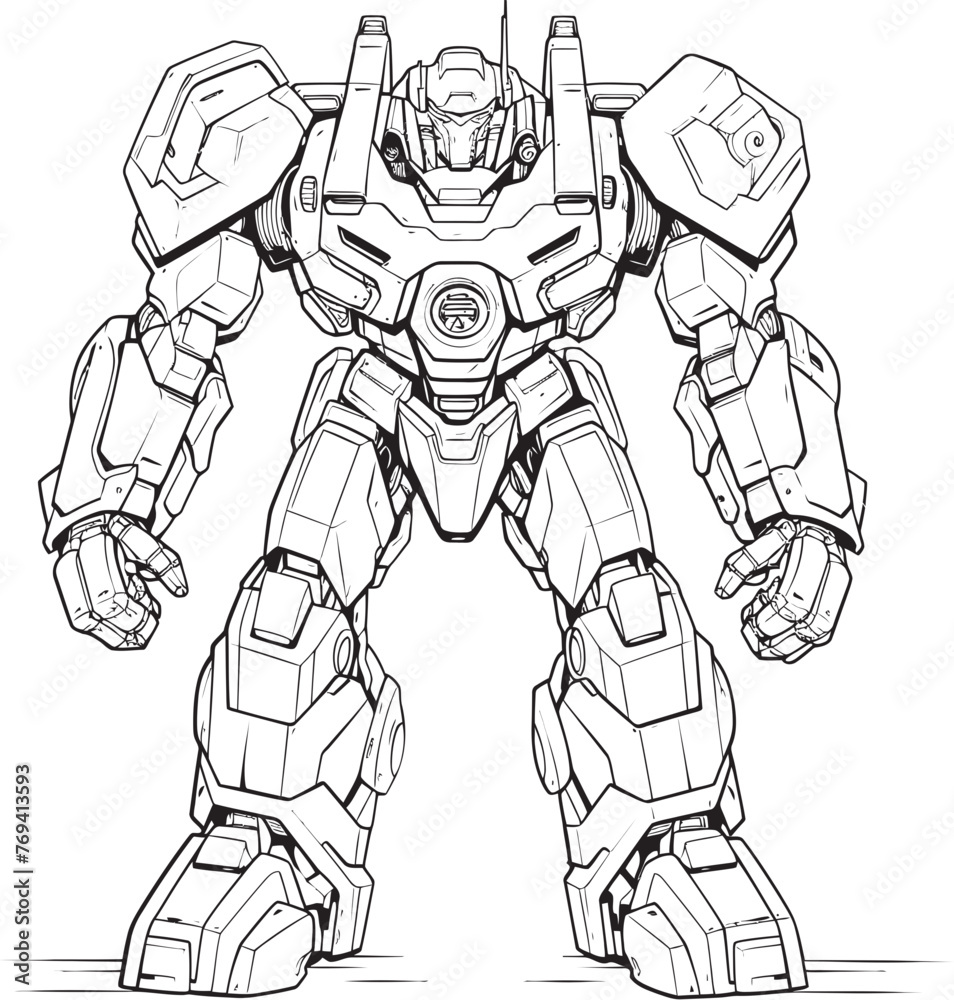 Mecha Matrix Black Vector Icon on Transforming Robot Tech Vanguard Transforming Weapon with Sleek Black Emblem Mecha Matrix Black Vector Icon on Transforming Robot Tech Vanguard Transforming Weapon with Sleek Black Emblem