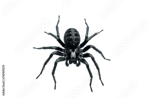 Black Spider's Domain on Transparent Background © AIstudio1