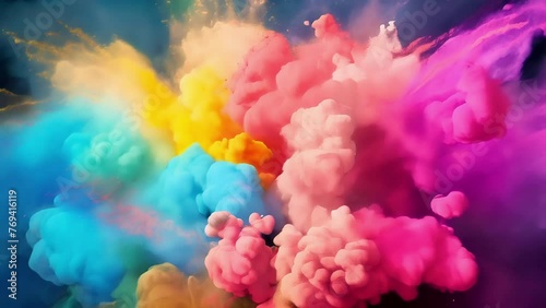 The bursts of color seem to synchronize perfectly with the upbeat music creating a truly spectacular experience.