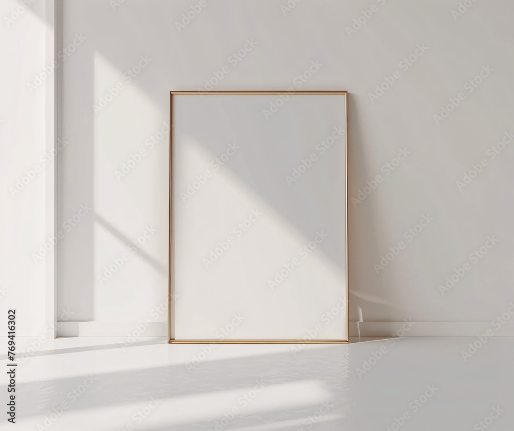 Blank Canvas A White Wall Awaits Your Artistic Touch Generative AI Blank Canvas A White Wall Awaits Your Artistic Touch Generative AI