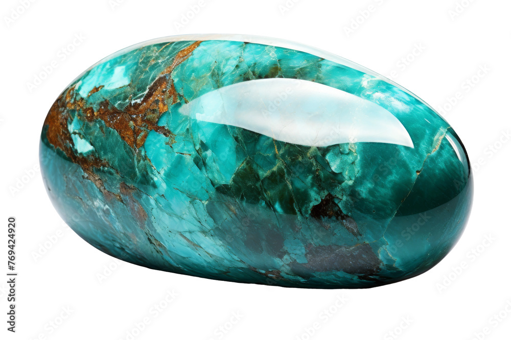Enigmatic Green and White Gemstone. On a White or Clear Surface PNG Transparent Background. Enigmatic Green and White Gemstone. On a White or Clear Surface PNG Transparent Background.
